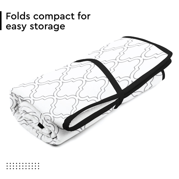 Cotton White Tiles Ironing Mat (Pack of 1)