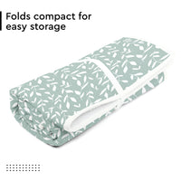 Cotton Green Leaflet Ironing Mat (Pack of 1)