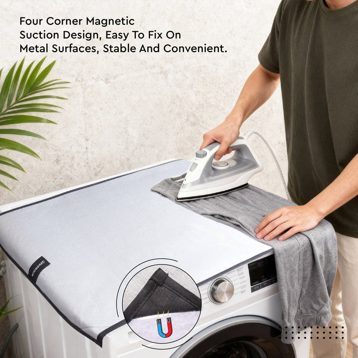Cotton Silver Magnetic Ironing Mat (Pack of 1)