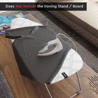 Cotton White Tiles Ironing Board Cover (Pack of 1)
