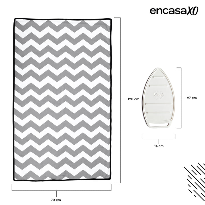 Cotton Zig Zag Ironing Mat (Pack of 1)