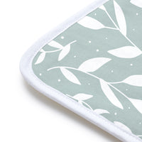 Cotton Green Leaflet Ironing Mat (Pack of 1)