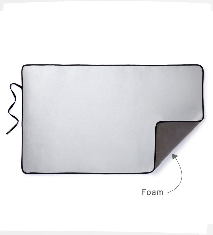 Cotton Silver Silver Ironing Mat (Pack of 1)