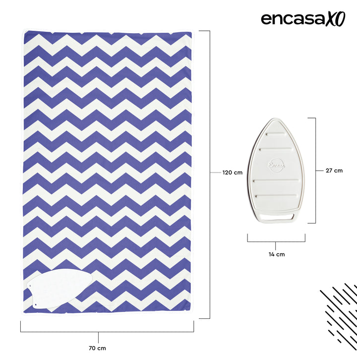 Cotton Zig Zag Peri Ironing Mat (Pack of 1)