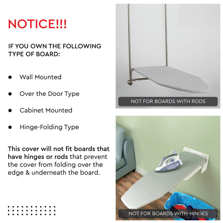 20s Cotton Twill Triangles Ironing Board Cover (Pack of 1)