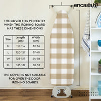 Cotton Buffalo Beige Ironing Board Cover (Pack of 1)