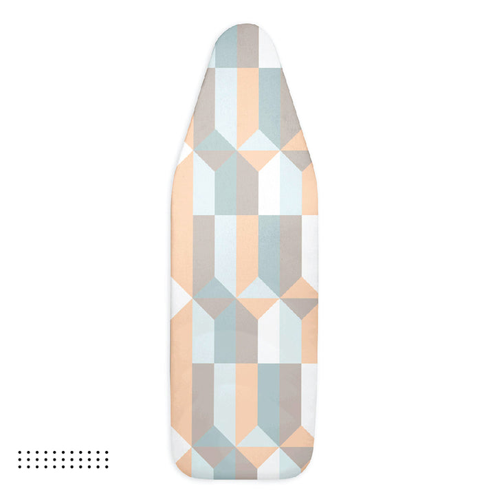 20s Cotton Twill Blocks Ironing Board Cover (Pack of 1)
