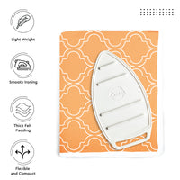Cotton Peach Tiles Ironing Mat (Pack of 1)