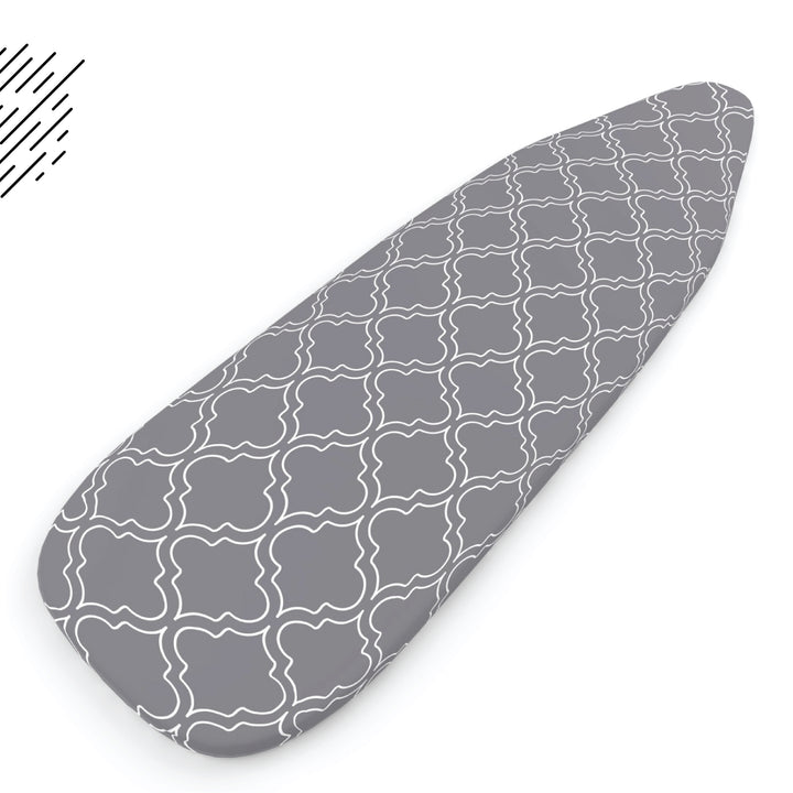 Cotton Grey Tiles Ironing Board Cover (Pack of 1)