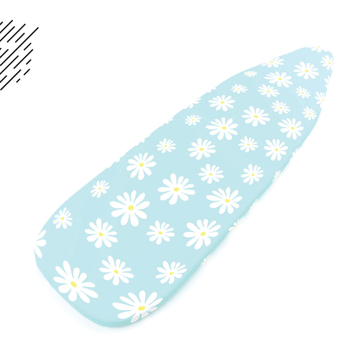 Cotton Daisy Blue Ironing Board Cover (Pack of 1)