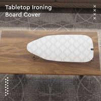 Cotton White Tiles Ironing Board Cover (Pack of 1)