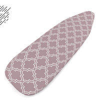 Cotton Mauve Tiles Ironing Board Cover (Pack of 1)