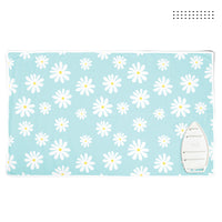 Cotton Daisy Blue Ironing Mat (Pack of 1)