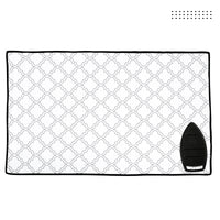 Cotton White Tiles Ironing Mat (Pack of 1)