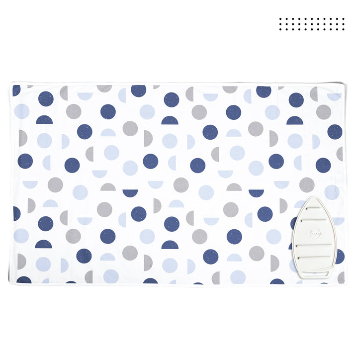 Cotton Blue Moon Ironing Mat (Pack of 1)