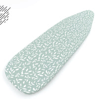 Cotton Green Leaflet Ironing Board Cover (Pack of 1)