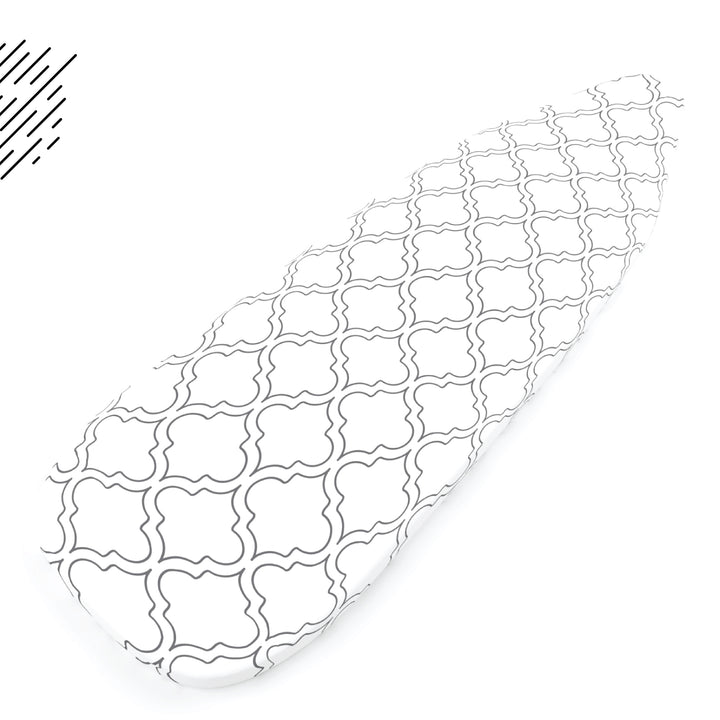 Cotton White Tiles Ironing Board Cover (Pack of 1)