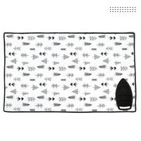 Cotton Black Arrow Ironing Mat (Pack of 1)