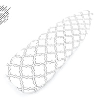 Cotton White Tiles Ironing Board Cover (Pack of 1)