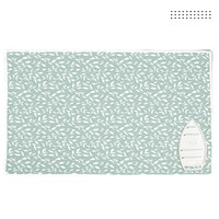 Cotton Green Leaflet Ironing Mat (Pack of 1)