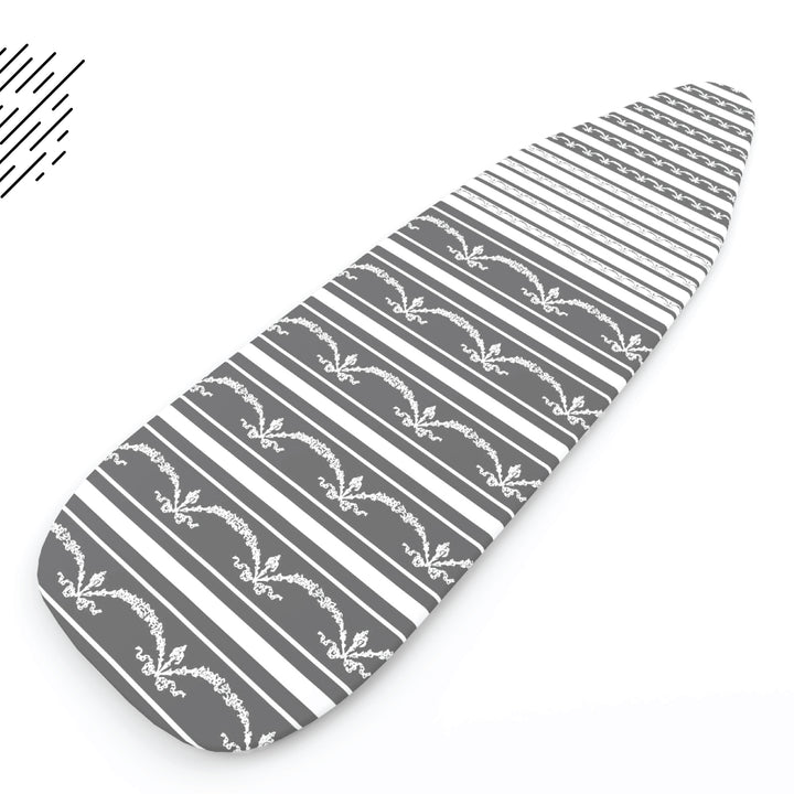 Cotton Grey Bunting Ironing Board Cover (Pack of 1)