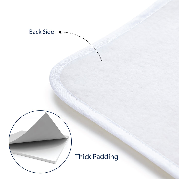 Cotton Green Leaflet Ironing Mat (Pack of 1)