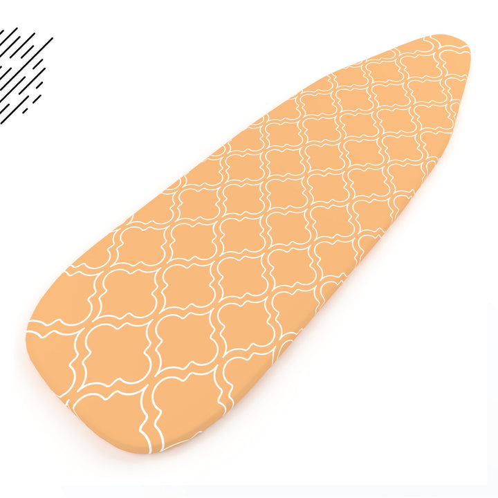 Cotton Peach Tiles Ironing Board Cover (Pack of 1)