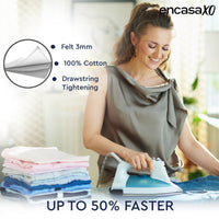 Cotton White Tiles Ironing Board Cover (Pack of 1)