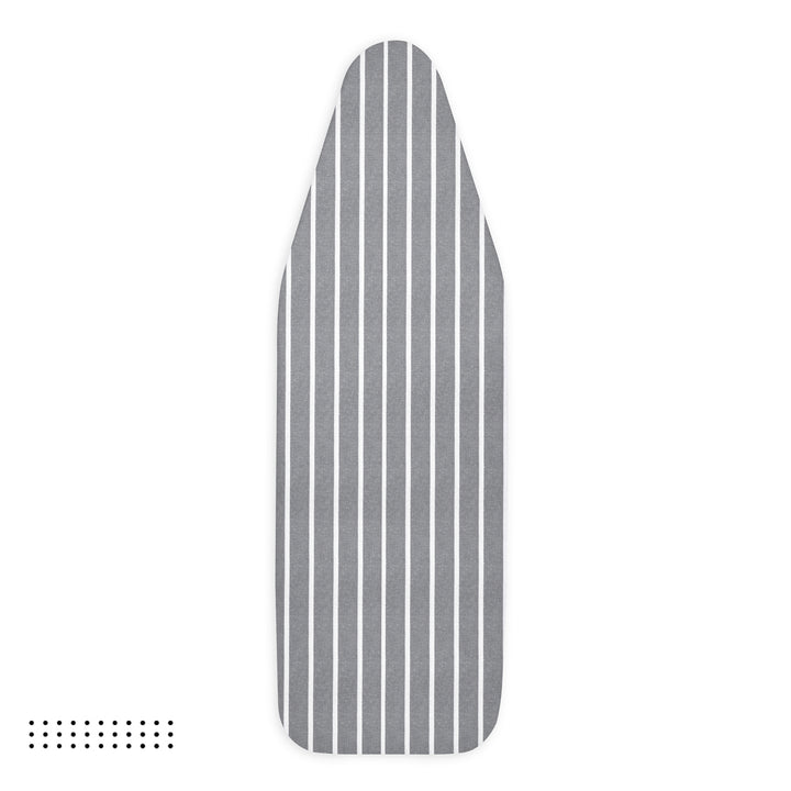 Cotton Roma Grey Stripes Ironing Board Cover (Pack of 1)