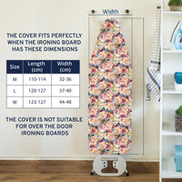 20s Cotton Twill Wildflowers Ironing Board Cover (Pack of 1)