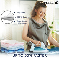 Cotton Silver Silver Ironing Mat (Pack of 1)
