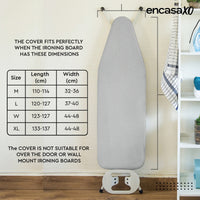 20s Sheeting - Silver Silver Premium Ironing Board Cover (Pack of 1)