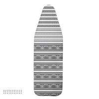 Cotton Grey Bunting Ironing Board Cover (Pack of 1)