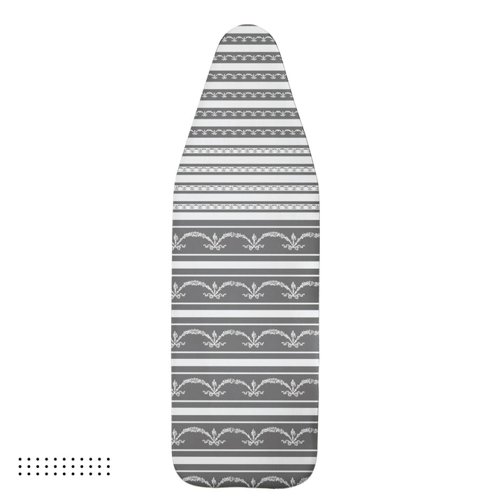 Cotton Grey Bunting Ironing Board Cover (Pack of 1)