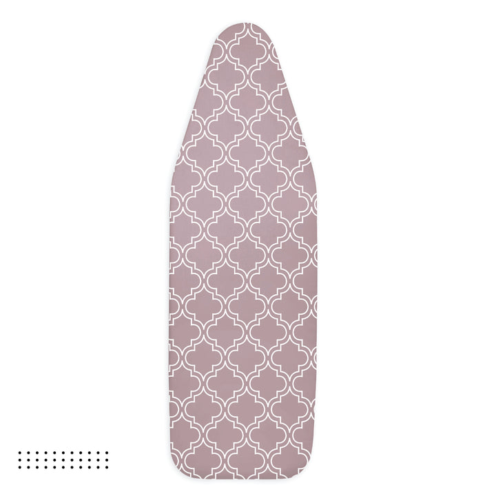 Cotton Mauve Tiles Ironing Board Cover (Pack of 1)