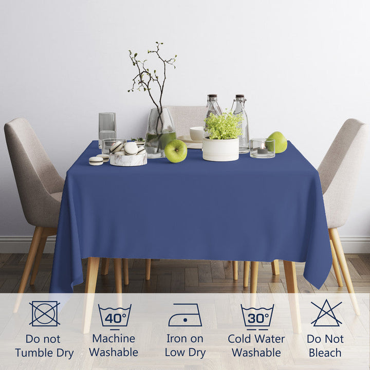 cotton 4 seater square table cloth