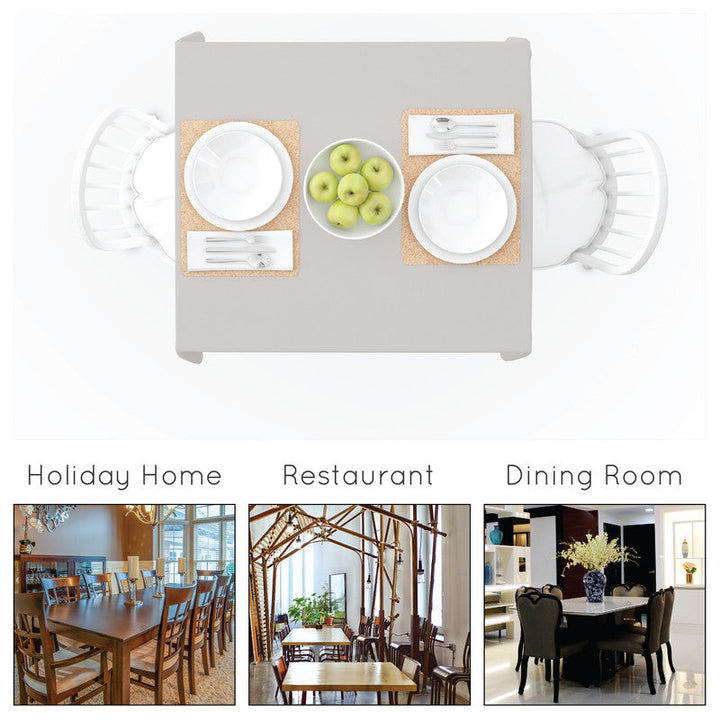 cotton 4 seater square table cloth