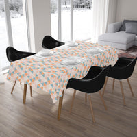 cotton 6 to 8 seater rectangular table cloth