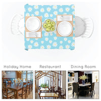 cotton 4 seater square table cloth