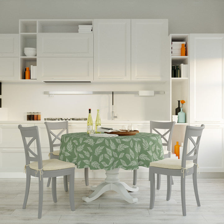 cotton 4 seater round table cloth