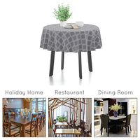 cotton 4 seater round table cloth