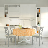 cotton 4 seater round table cloth