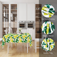 polyester 4 seater square table cloth