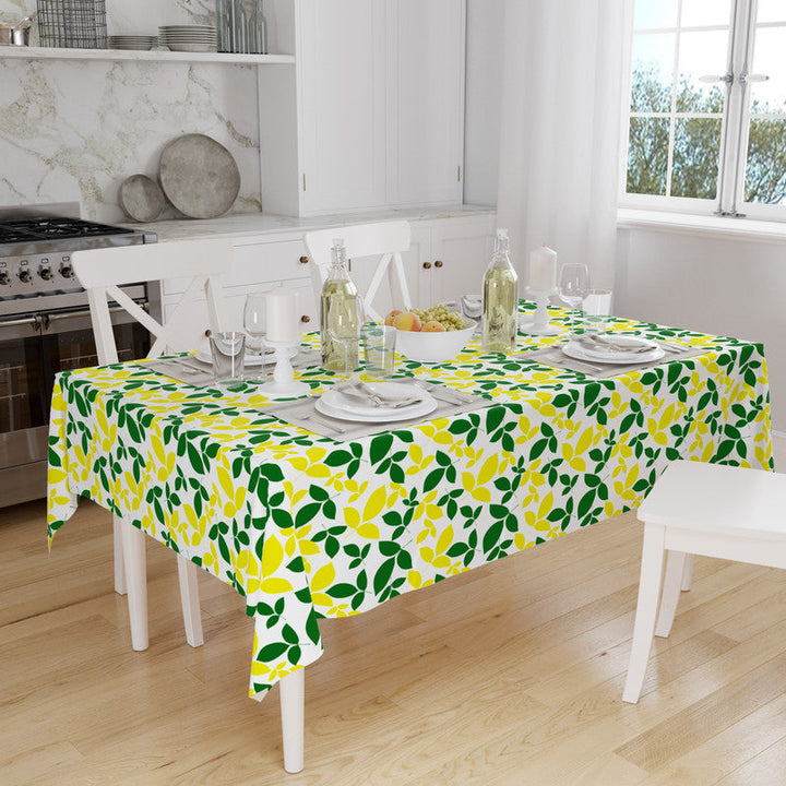polyester 6 to 8 seater rectangular table cloth