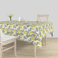 polyester 6 to 8 seater rectangular table cloth