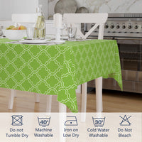polyester 6 to 8 seater rectangular table cloth
