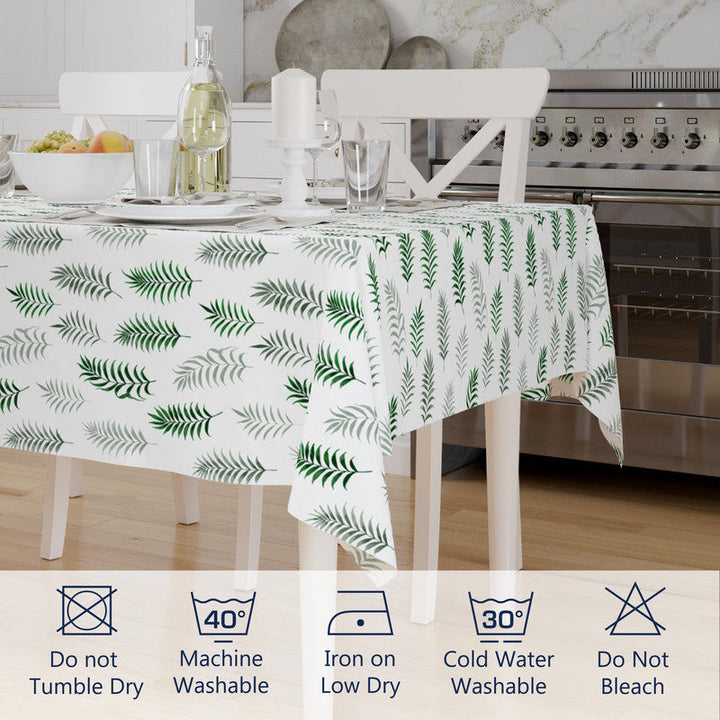 polyester 6 to 8 seater rectangular table cloth