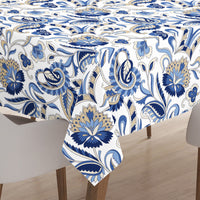 polyester 4 seater square table cloth