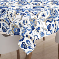 polyester 6 to 8 seater rectangular table cloth