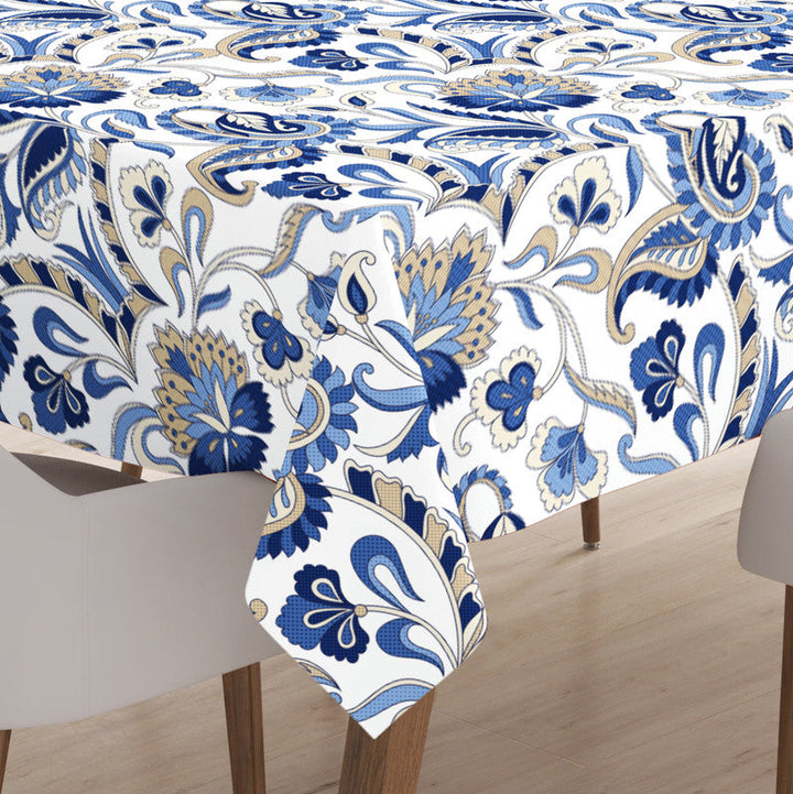 polyester 6 to 8 seater rectangular table cloth